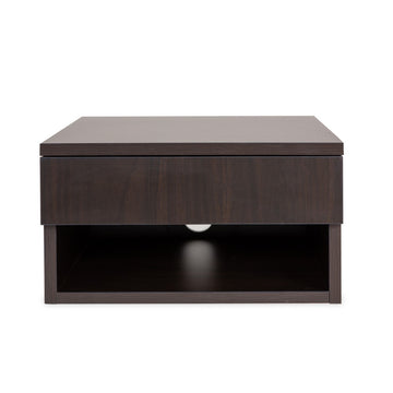 Ettore 15.71" Mid-Century Modern Floating Wall Mounted Nightstand with Soft-Close Drawer and Cable Hole - JONATHAN Y